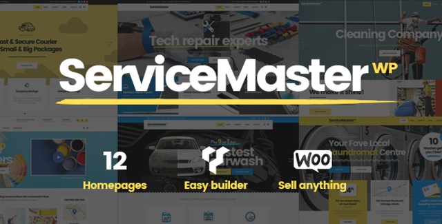 Service Master – A Multi-concept Theme for Service Businesses Wp