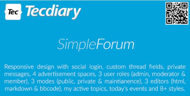 Simple Forum – Responsive Bulletin Board WordPress Plugin