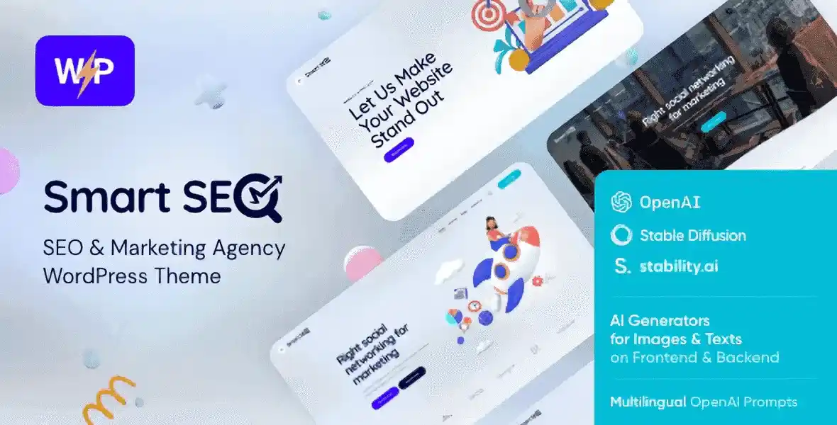 SmartSEO – SEO & Marketing Services WordPress Theme