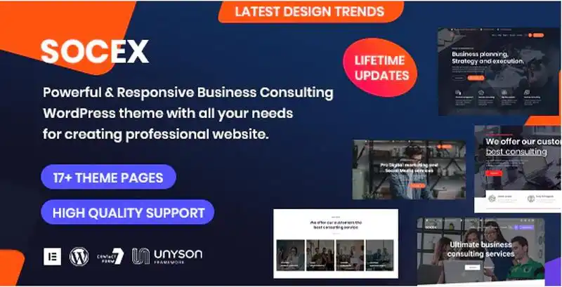 Socex – Consulting & Business WordPress Theme