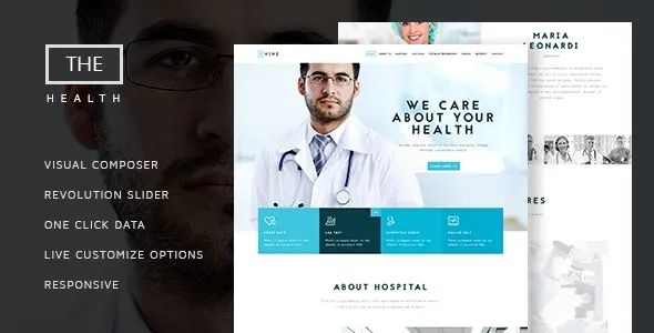 The Hospital – One and Multi Page Health Theme