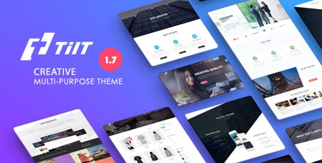 Tilt – Creative Multipurpose Theme WordPress