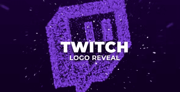 Twitch Particles Logo Reveal