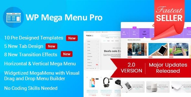 WP Mega Menu Pro – Responsive Mega Menu Plugin Wp