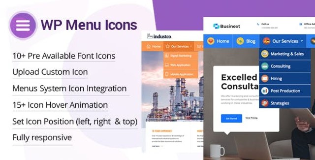 WP Menu Icons – Effectively Add & Customize Icons For WordPress Menus