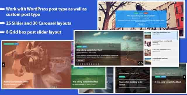 WP Responsive Recent Post Slider Pro plugin for WordPress