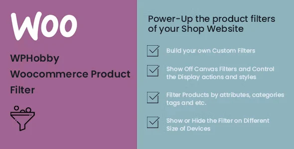 WPHobby WooCommerce Product Filter WordPress Plugin