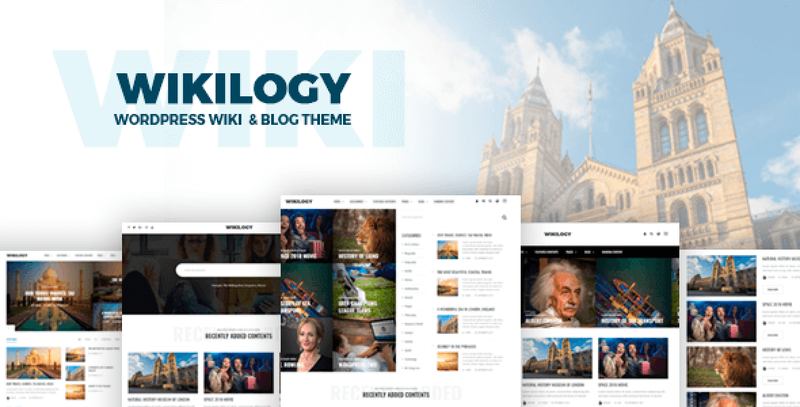 Wikilogy – Wiki & Blog WordPress Theme