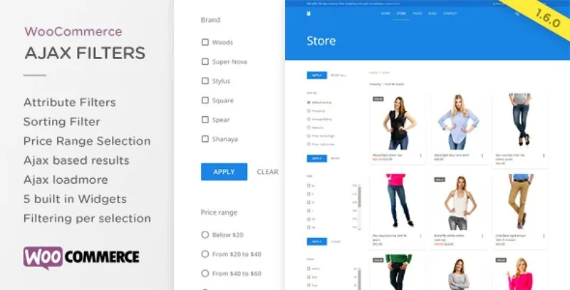 WooCommerce Ajax Product Filters WordPress Plugin