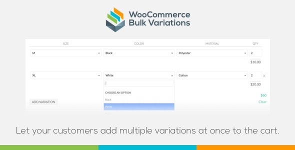 WooCommerce Bulk Variations WordPress