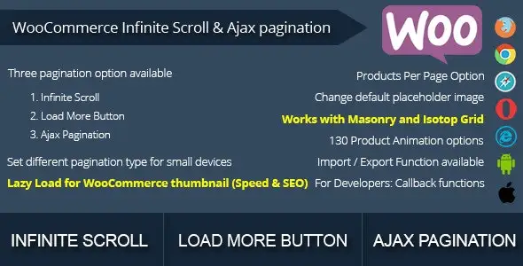 WooCommerce Infinite Scroll and Ajax Pagination WordPress