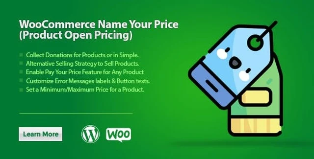 WooCommerce Name Your Price (Product Open Pricing) WordPress