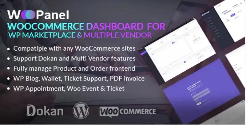 WooCommerce Dashboard for WP Marketplace & Multi Vendor WordPress