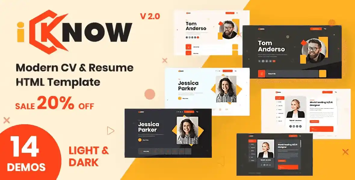 iKnow – Personal Portfolio HTML Template