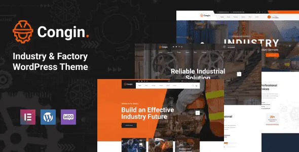 Congin – Industry & Factory WordPress Theme