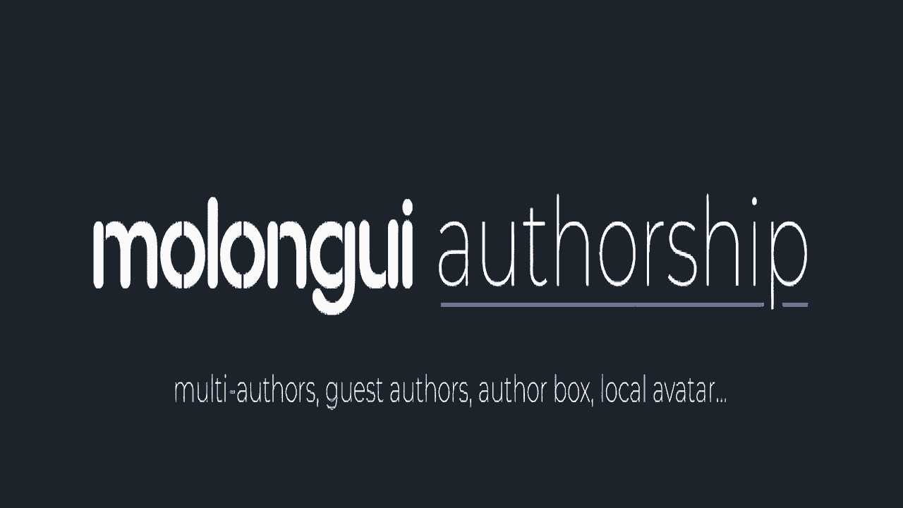 Molongui Authorship Pro WordPress Plugin