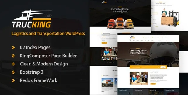 Trucking – Logística E Transporte WordPress Theme