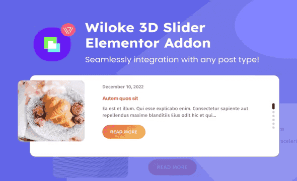 Wiloke Posts Slider for Elementor WordPress Plugin