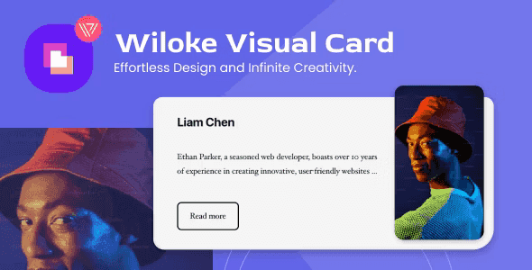 Wiloke Visual Card Elementor WordPress Plugin