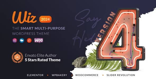 Wiz – The Smart Multi-Purpose WordPress Theme