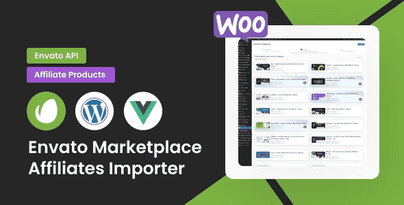 WooCommerce Envato Affiliates Importer WordPress