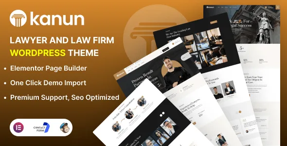 Kanun – Lawyer & Law Firm WordPress Theme
