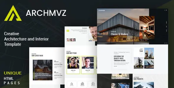 Archmvz – Architecture & Interior HTML Template