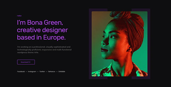 Awilo – Creative Portfolio Template HTML
