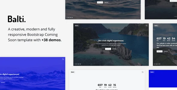 Balti – Bootstrap Coming Soon Template HTML