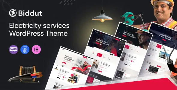 Biddut – Electricity Services WordPress Theme