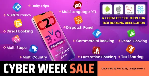 Cab2door – Online Taxi Booking App Full Solution