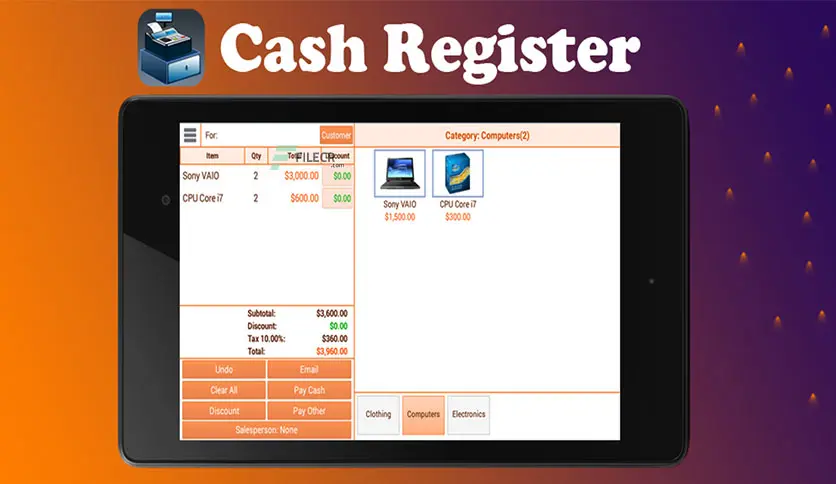 Cash Register Pro Windows