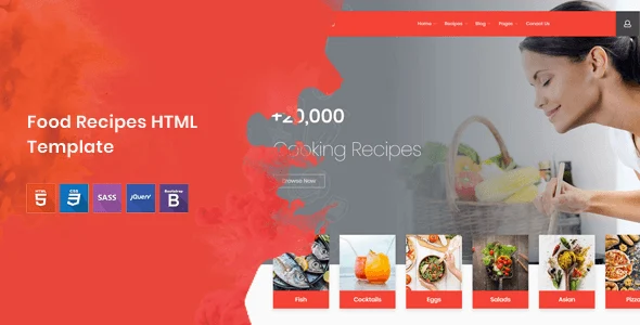 Cook Note – Food Recipes HTML Template