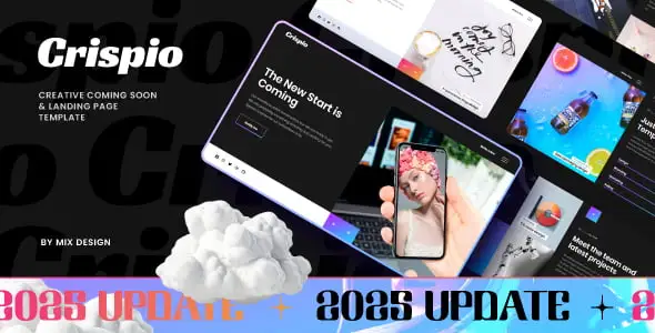 Crispio – Coming Soon and Landing Page Template HTML