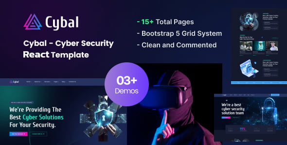 Cybal – Cyber Security Next js Template