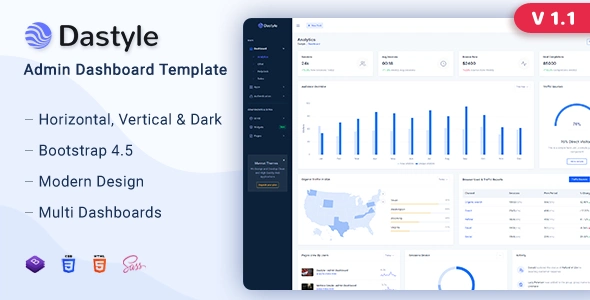 Dastyle – Admin & Dashboard Template HTML