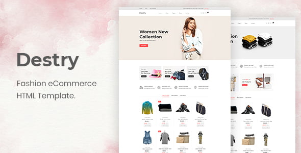 Destry – Fashion eCommerce HTML Template