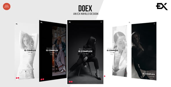 Doex – Creative Portfolio Template HTML