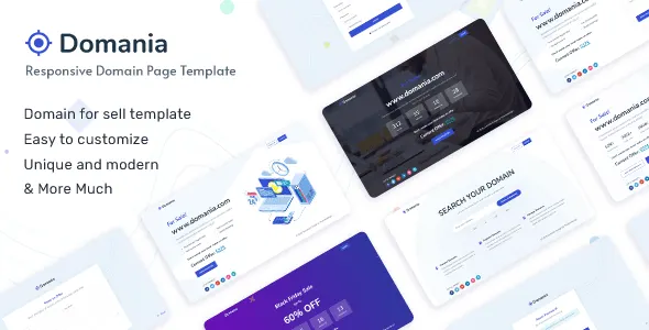 Domania – Responsive Domain Template HTML