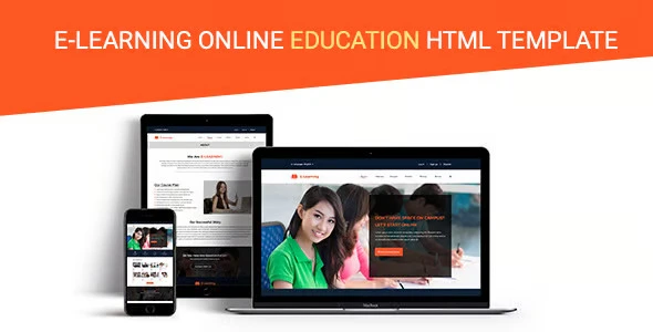 E-LEARNING – Online Education Bootstrap HTML Template