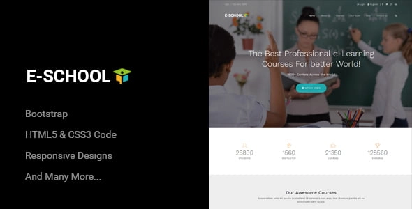 E-School – Professional Learning and Courses HTML5 Template