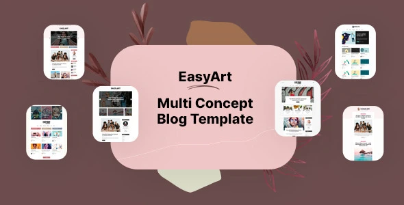 Easyart – Multiconcept Blog HTML Template