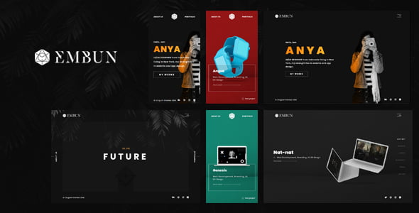 Embun – Portfolio Showcase HTML Template