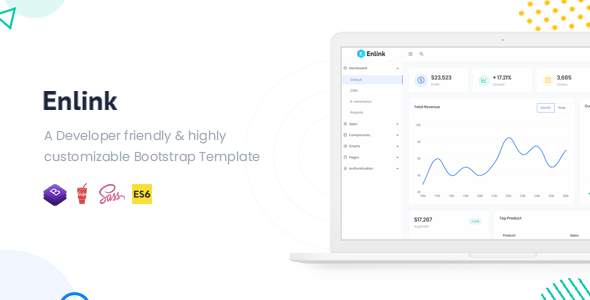 Enlink – Bootstrap Admin Template HTML