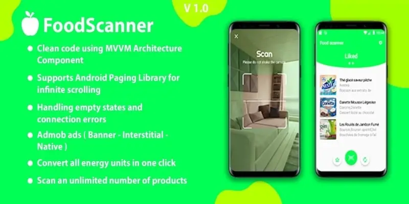 FoodScanner – Food Products Scanner Android App