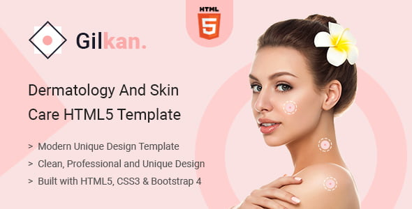 Gilkan – Dermatology and Skin Care HTML5 Template