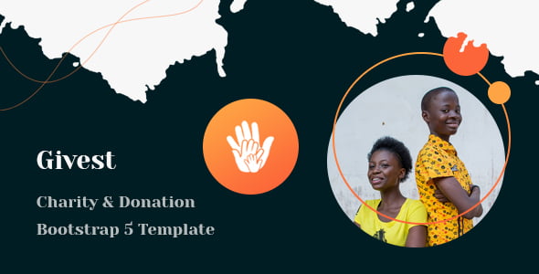 Givest – Charity Bootstrap 5 HTML Template