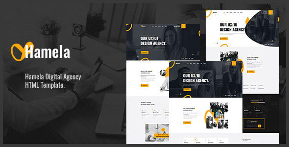 Hamela – Digital Agency Services HTML Template