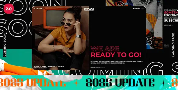 Hintio – Coming Soon & Landing Page Template HTML