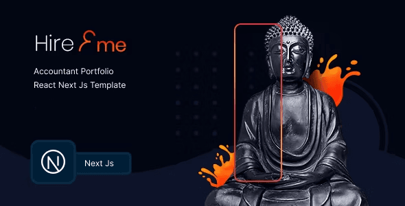 HireMe – Accountant Portfolio React Next Js Template